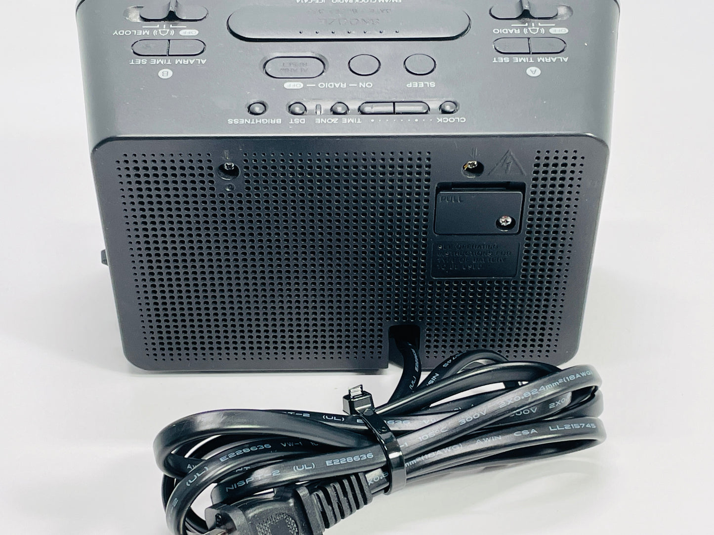 TESTED Sony Dream Machine ICF-C414 Dual Alarm Clock FM AM Radio Sleep w/ Snooze