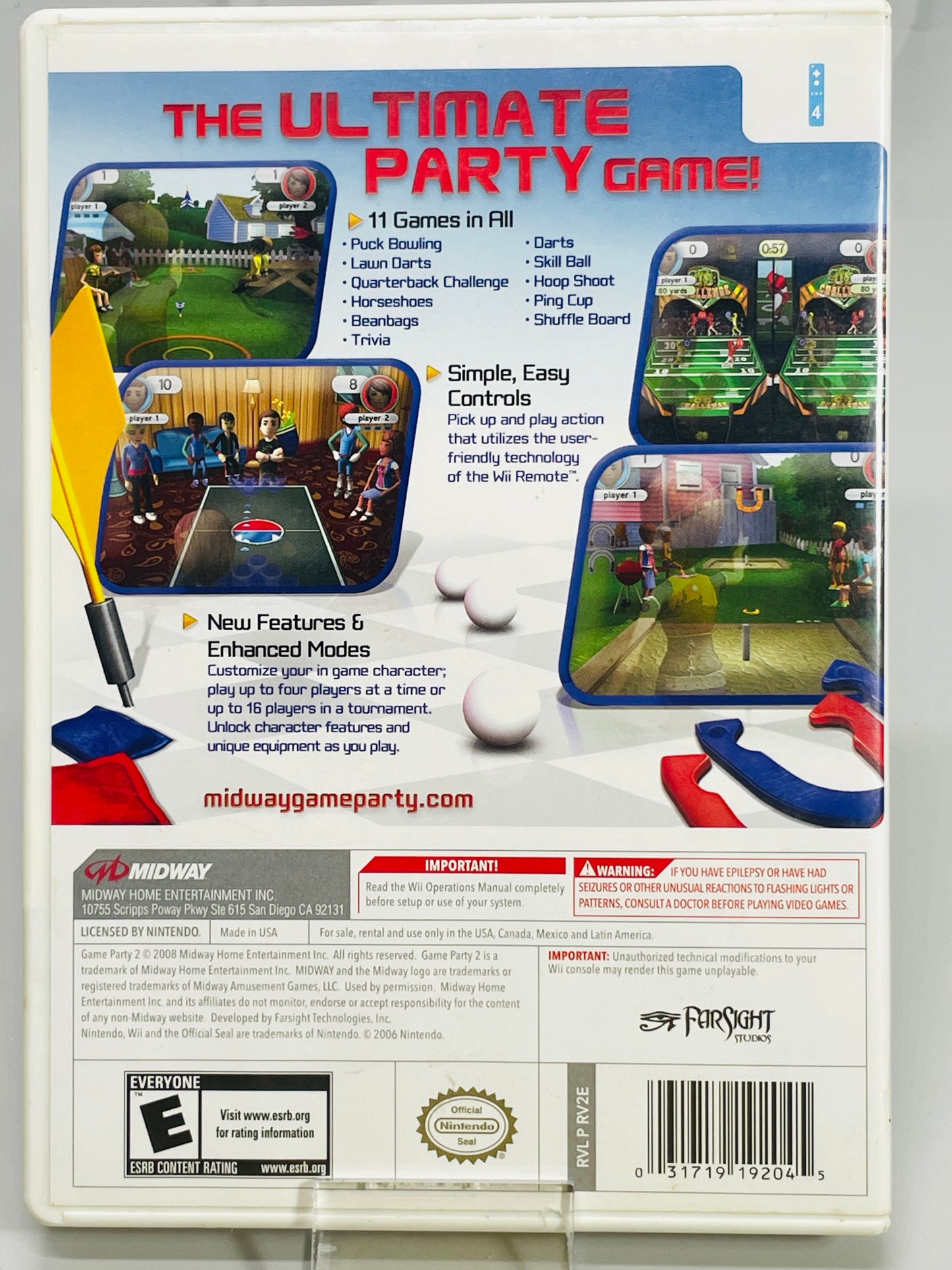 Nintendo Wii Game: Game Party 2