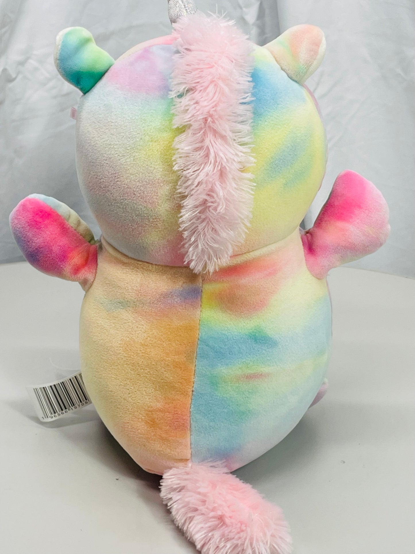 Squishmallows Hug Mees 12" Esmeralda Tie Dye Unicorn LT WEAR Freshly Laundered