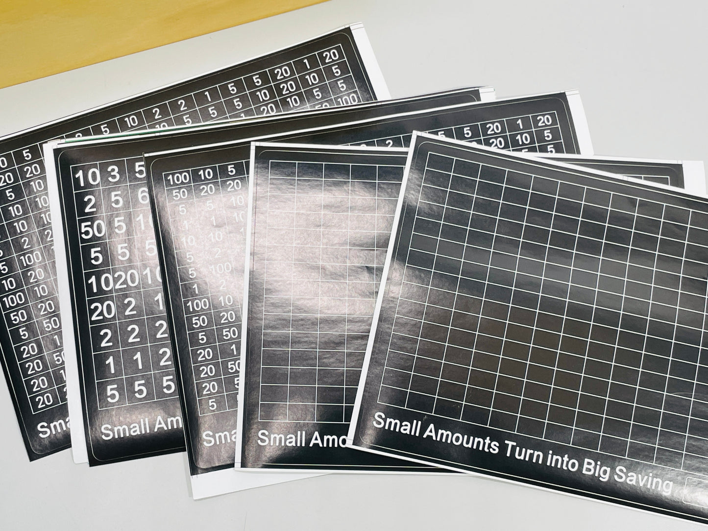 NEW! Wooden Bank Money Saving System with Money Goal Stickers