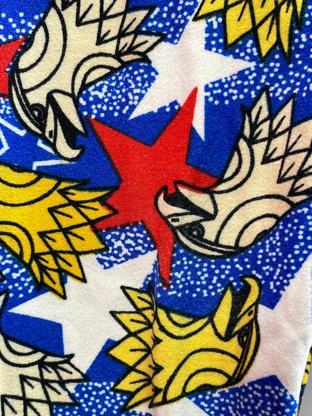 Lularoe Leggings Patriotic Eagles Blue Girls S/M