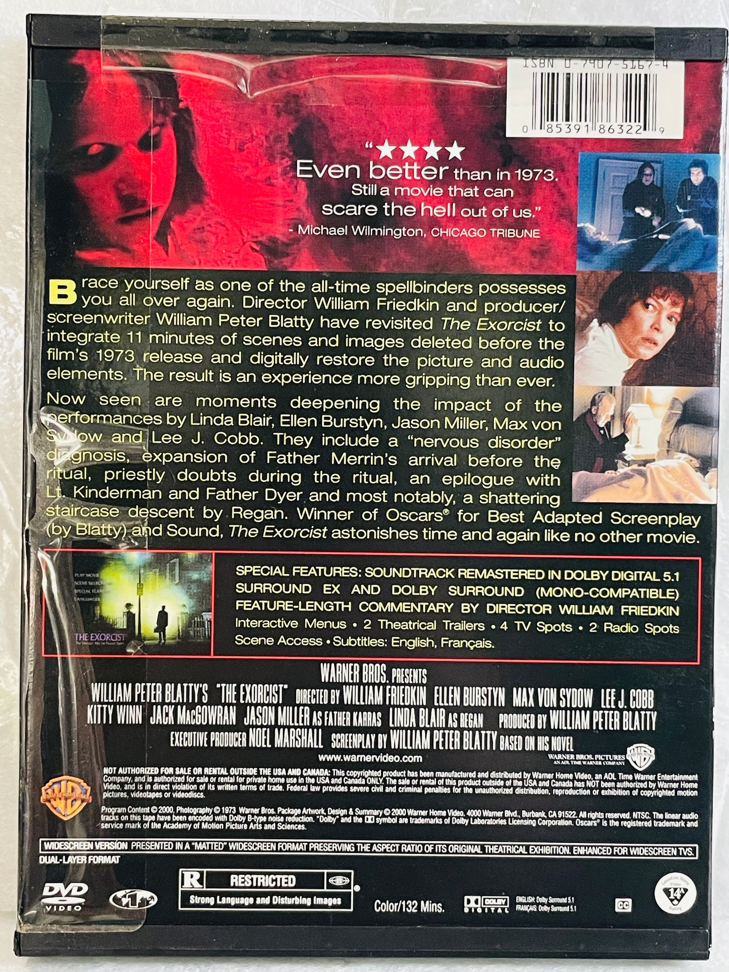 DVD The Exorcist The Version You've Never Seen