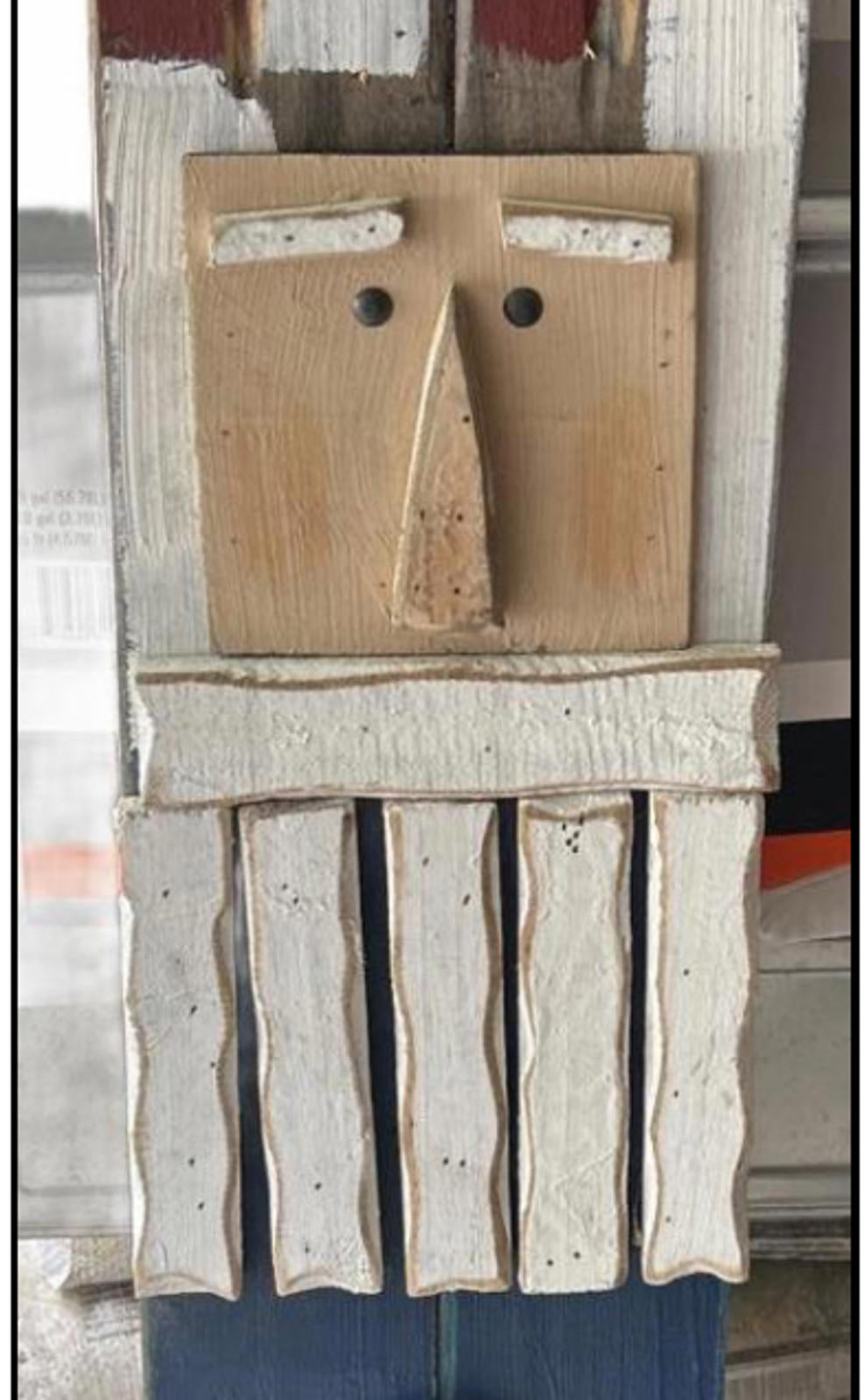 HANDMADE Patriotic 4th of July Pallet Decor 48" x 8"