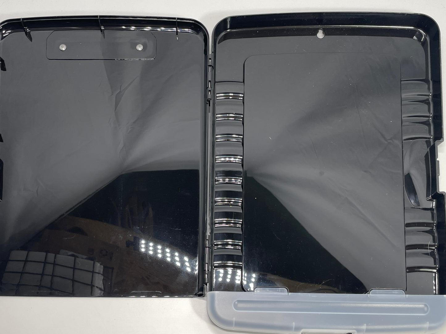 NEW! Clipboard Storage Case with Pen Storage BLACK Side Opening