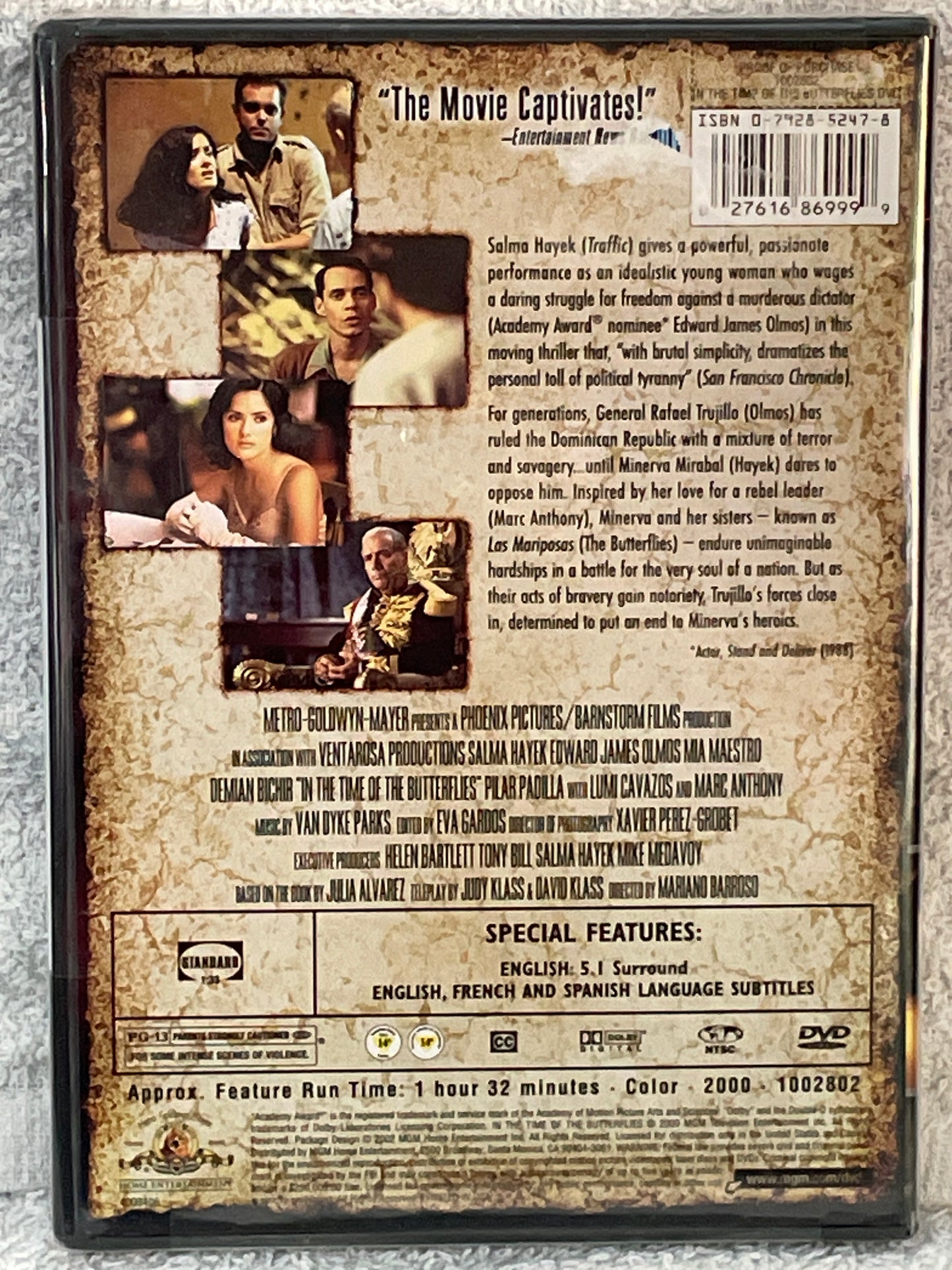 NEW UNOPENED In the Time of Butterflies DVD