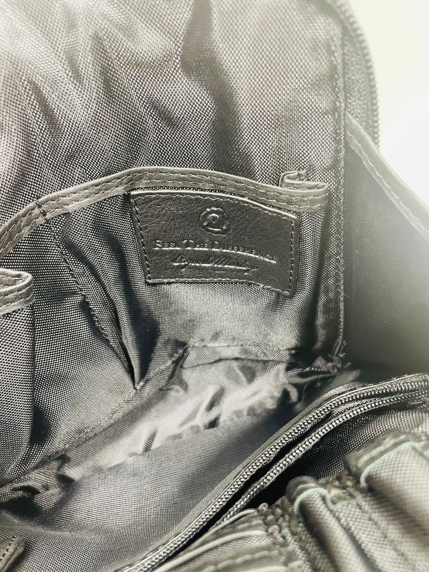 Osgoode Marley Black Leather RFID Crossbody Organizer Purse LT WEAR