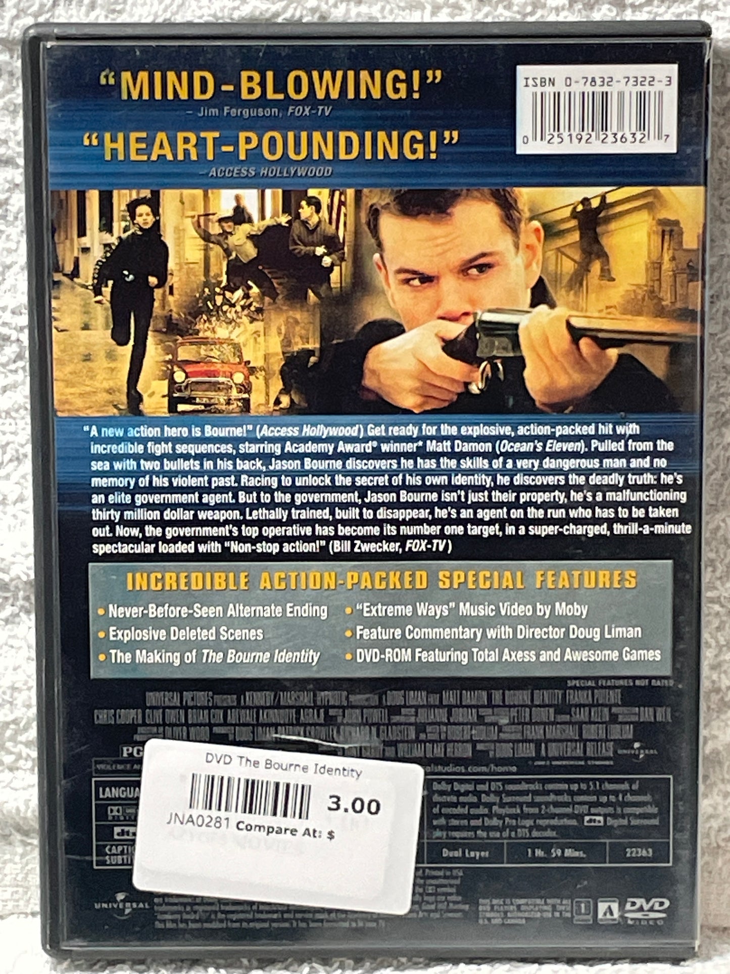 The Bourne Identity Collector's Edition FULL SCREEN