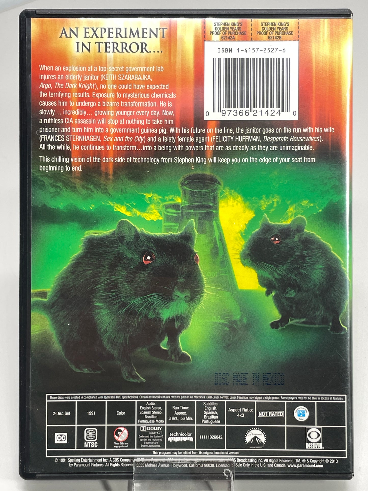 DVD 1991 Stephen Kings Golden Years