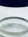 Glass Coffee Replacement Pot 14 cup Black Handle 8" up to top ball