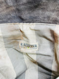 R.Riveter Original Canvas Handbag Purse Black with Leather Flap Distressed Extreme Wear Messenger Bag