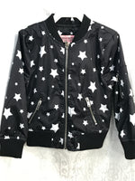 Urban Republic Black and White Star Jacket Girls 4T