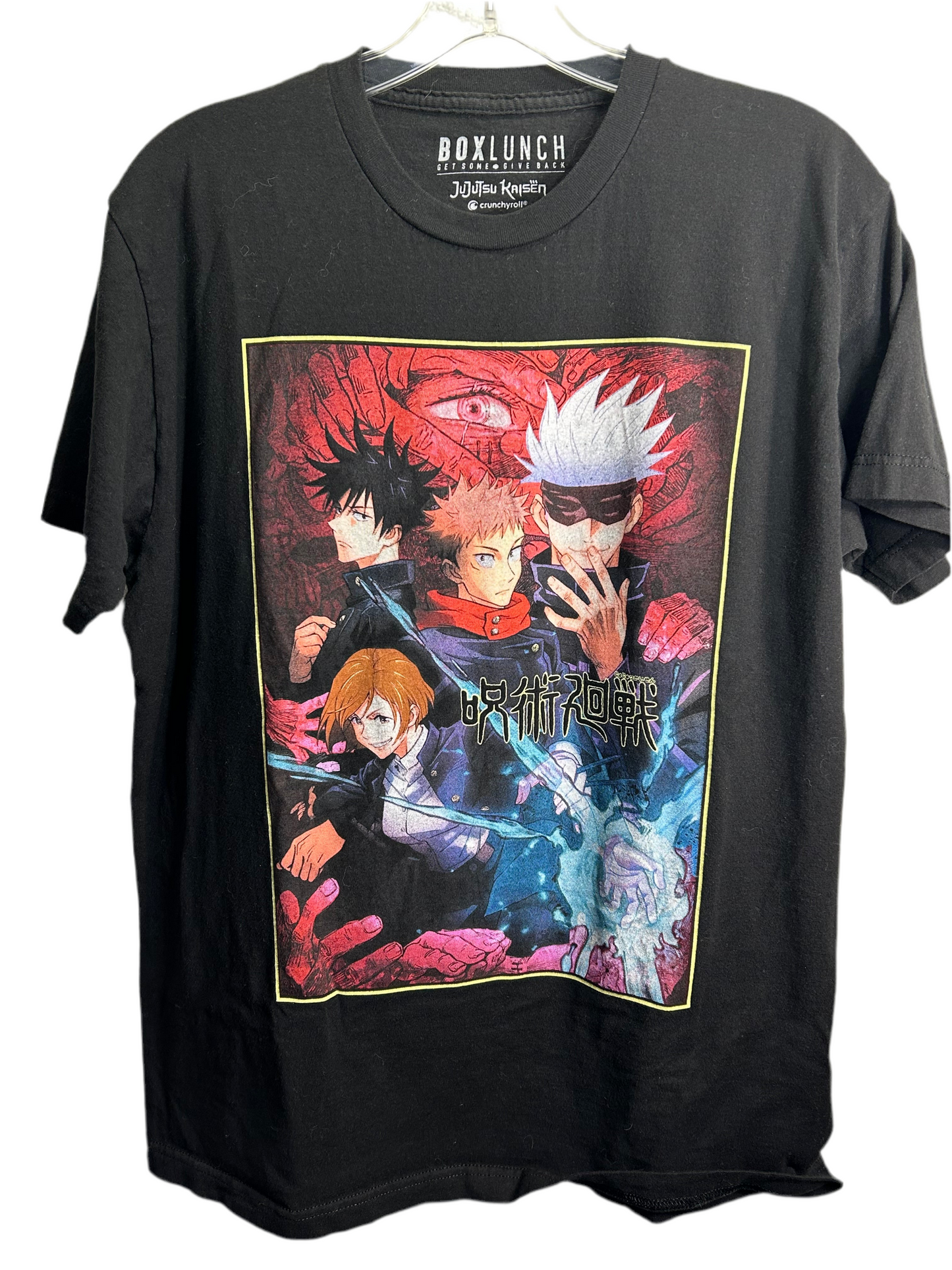 Box Lunch Jujutsu Kaisen Black Graphic Tee Adult L