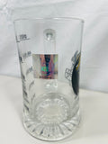 NFL Jacksonville Jaguars Beer Stein Glass 5.5" with Quater Drink Lines