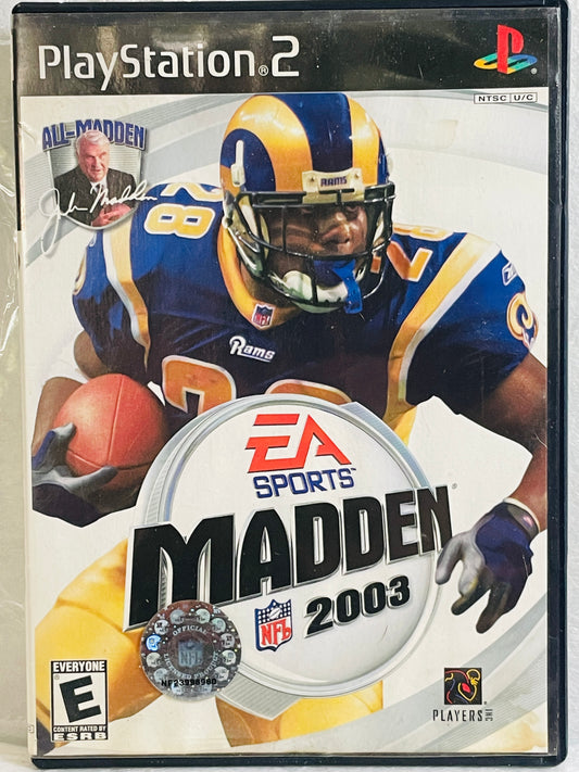 PS2 Game Madden 2003 + 2002 Bonus Disc see detail