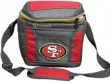EUC Coleman Large Lunch Cooler SF San Francisco Giants Canvas Gray Red Gold