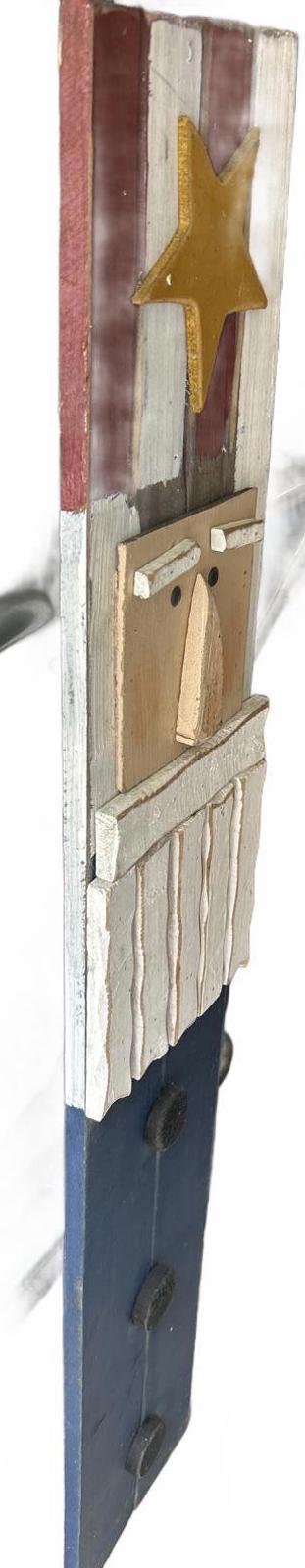 HANDMADE Patriotic 4th of July Pallet Decor 48" x 8"