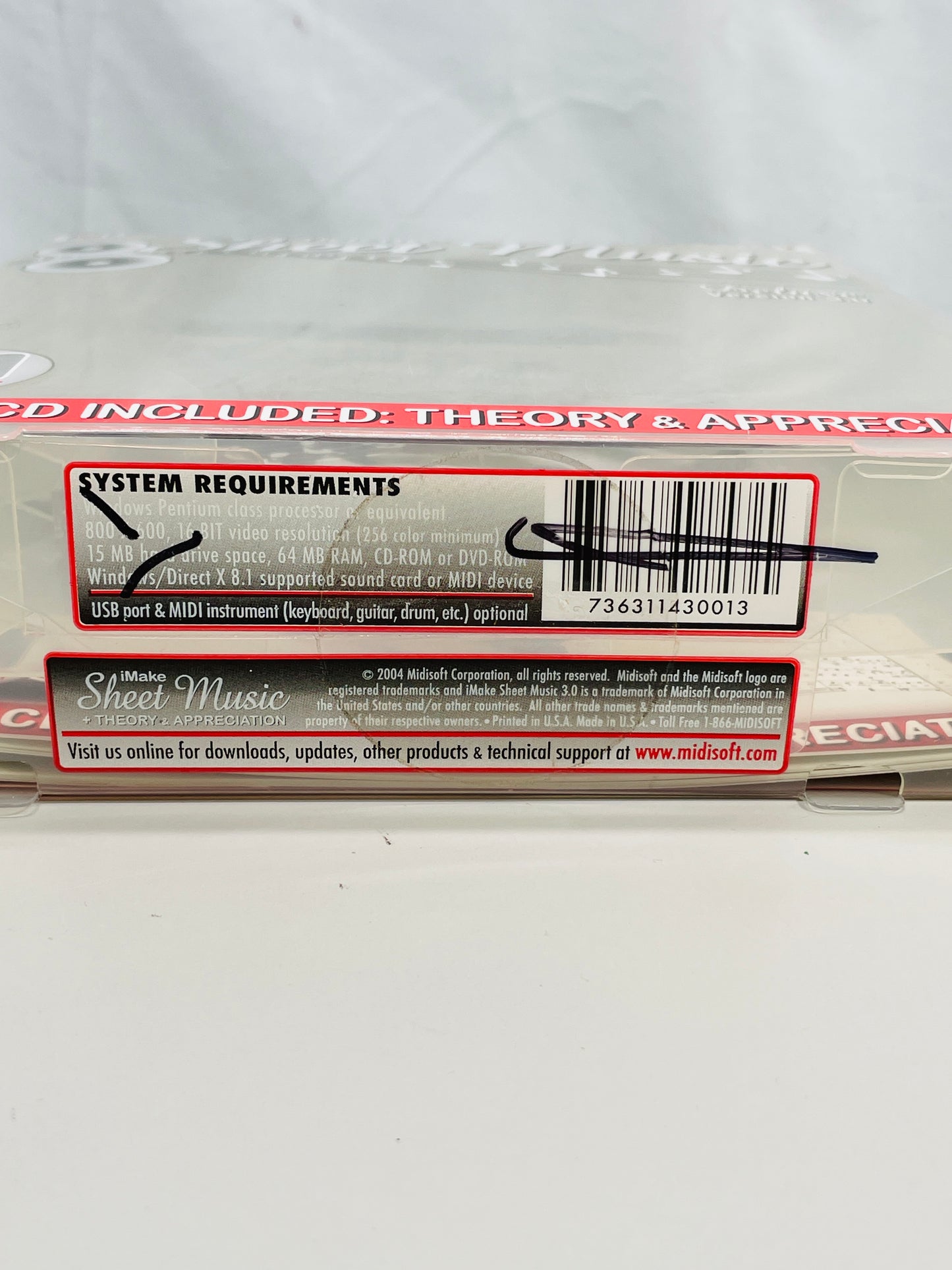 NEW 2004 Midisoft Music Technology iMake Sheet Music Deluxe 3.0