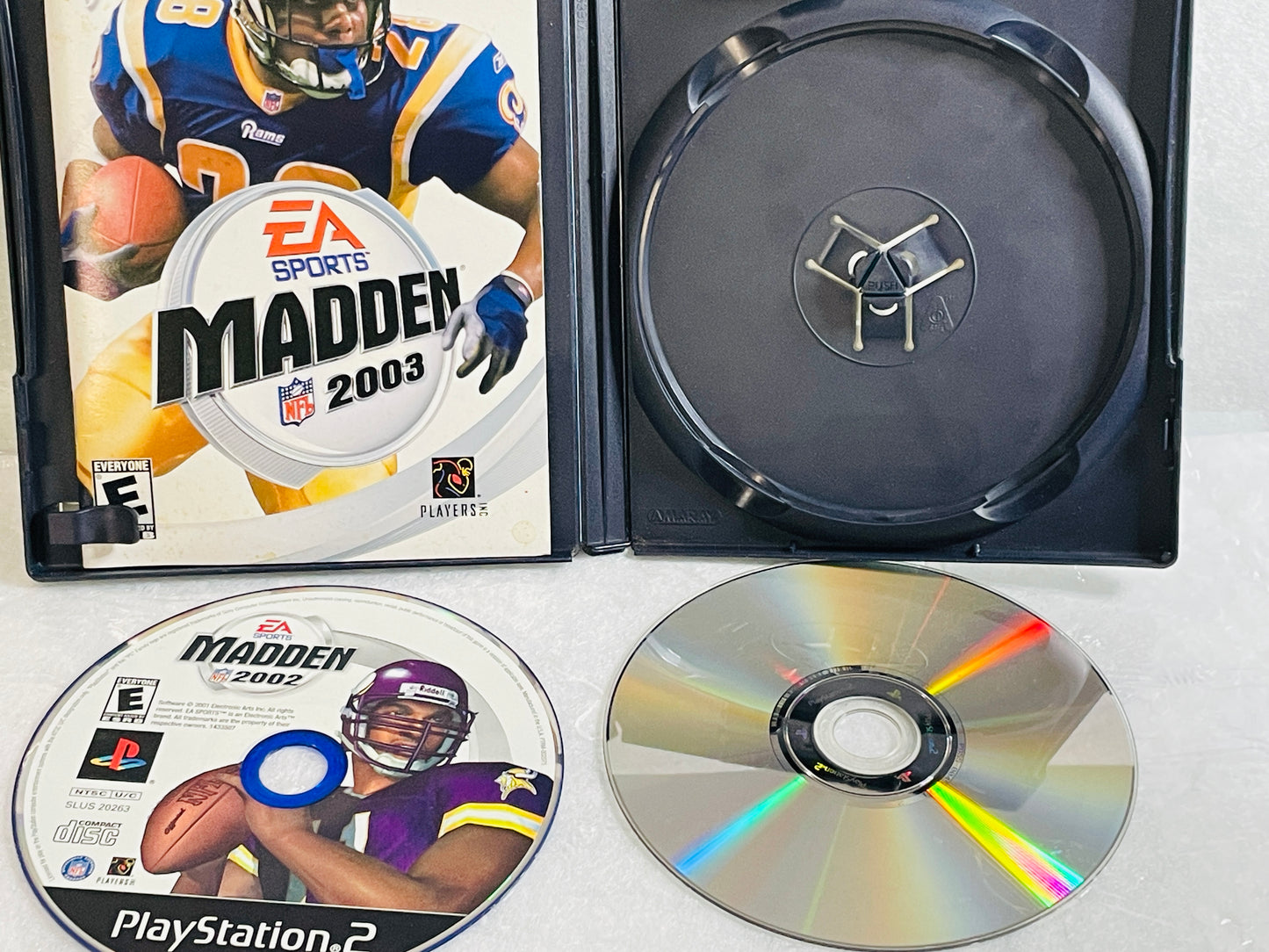 PS2 Game Madden 2003 + 2002 Bonus Disc see detail