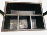 Black Wooden Accessories / Craft Box SHOWS WEAR 14" x 12"