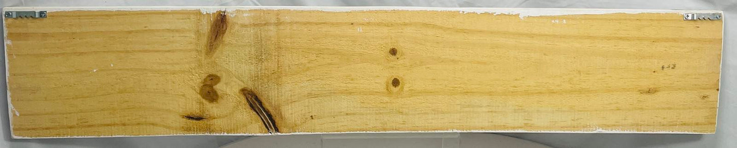 Wall Art Handmade Wooden MILK & CREAM Rustic Farm Decor 30.5" x 6"