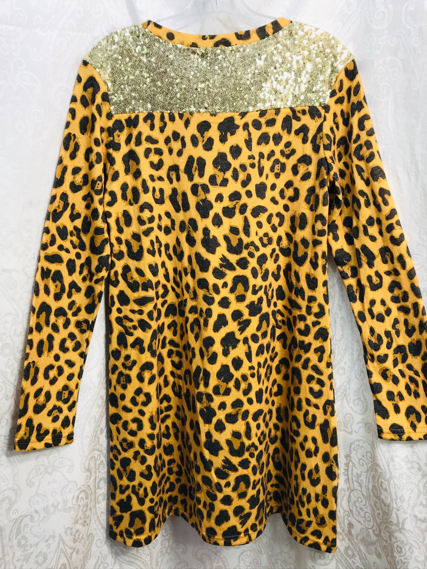 NWT! Simply Southern Animal Print Sweater Dress Ladies S