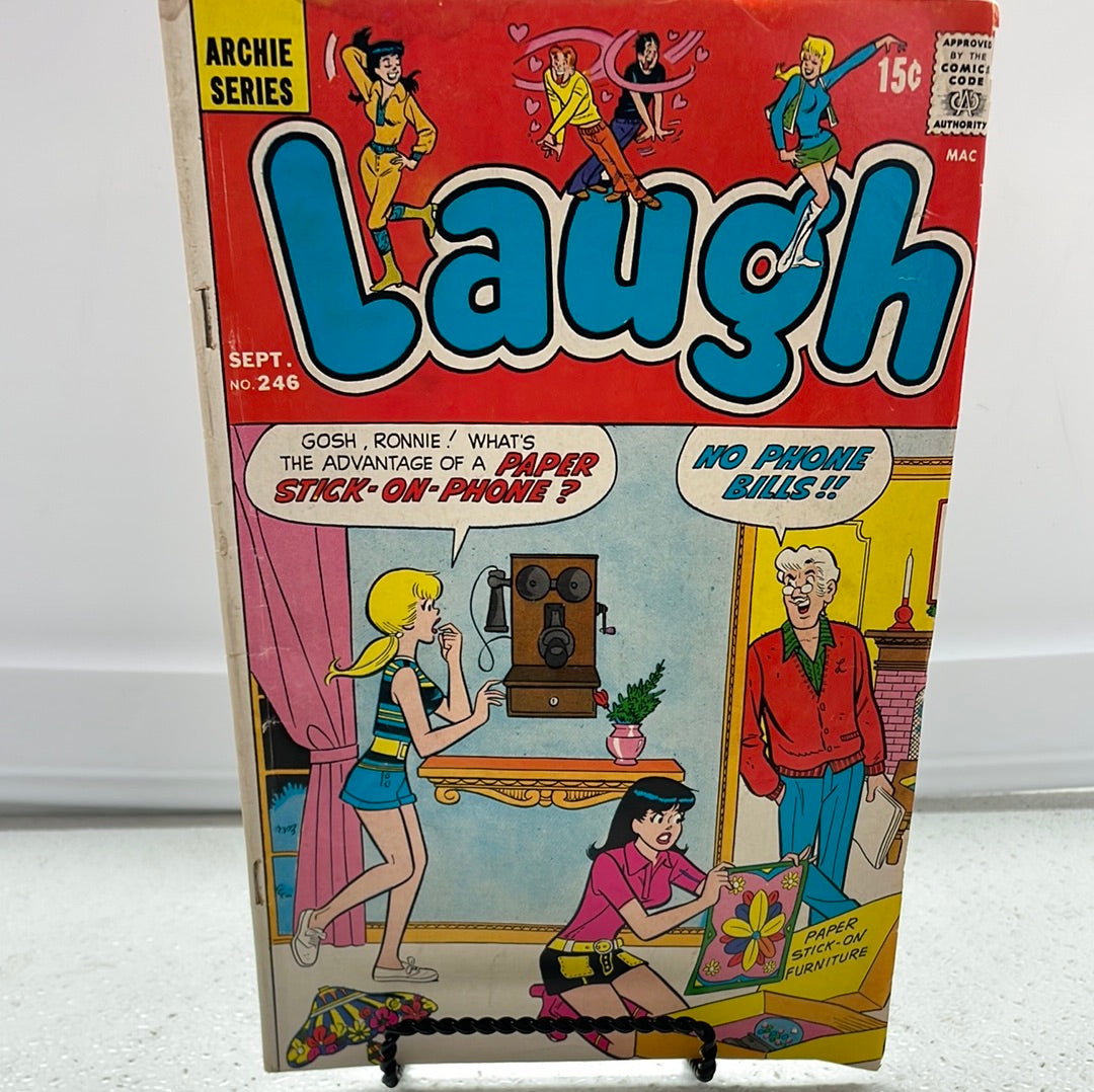 Comic Book Archie Series: 1969 Laugh 2 Book Set 217, 246 WORN| The ...