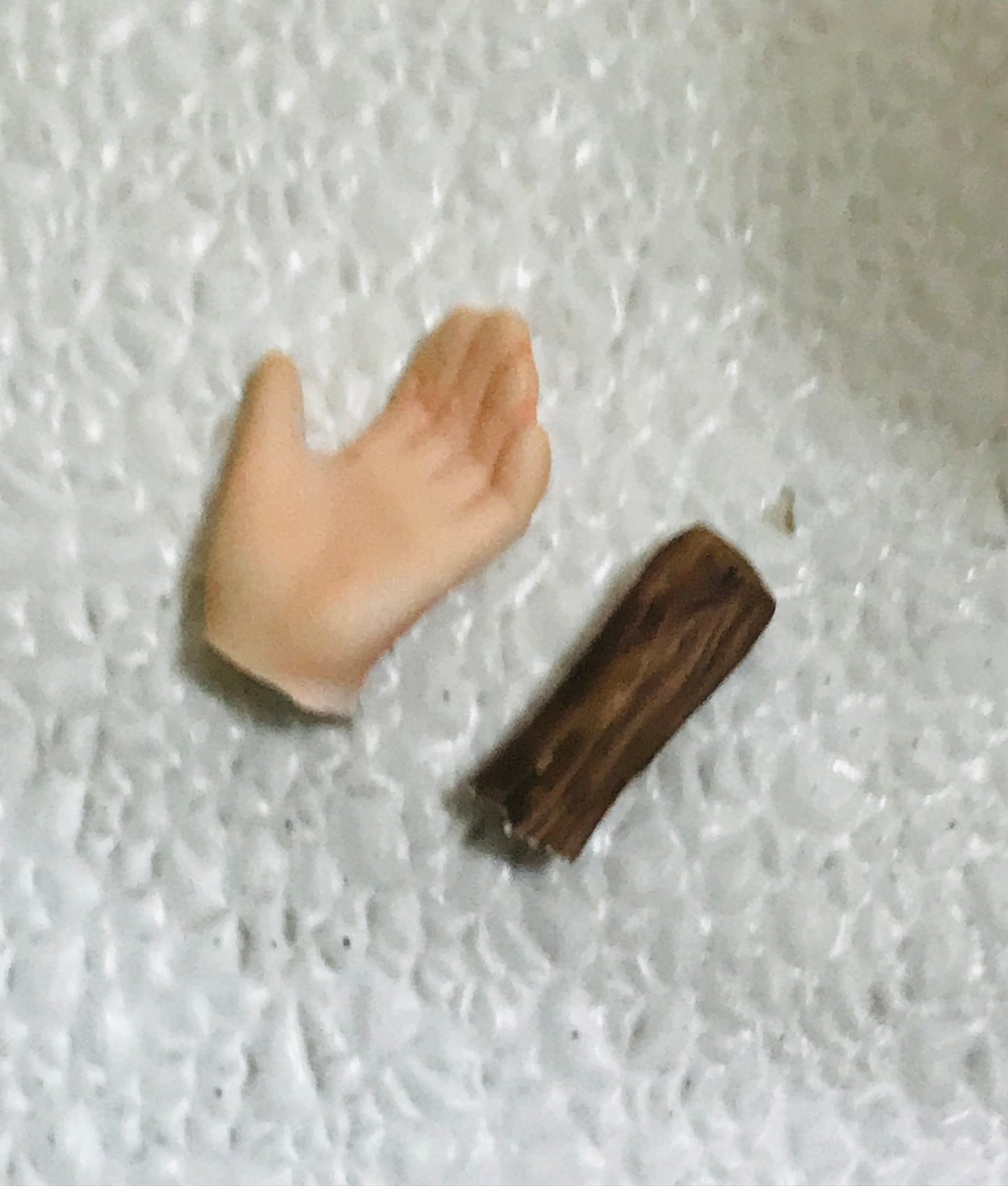 VINTAGE COMPLETE Kirklands Signature 13 PC Nativity Set BROKEN HAND/STAFF * SEE PICS *