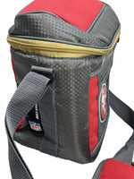 EUC Coleman Large Lunch Cooler SF San Francisco Giants Canvas Gray Red Gold