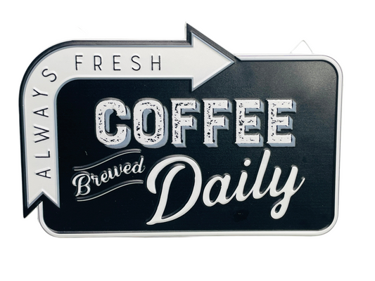 Metal Art Coffee Art Decor Coffee Bar Wall Art