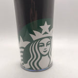 Starbucks 2011 Tall 20 fl oz Double Wall Insulated Tumbler Black with Green Logo