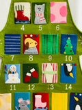 Large Advent Calendar Felt Christmas Tree with 25 Pockets 60" x 36"