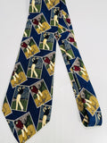 Vintage Tie Jacobs Roberts LTD Golf Themed Mens Neck Tie All Silk