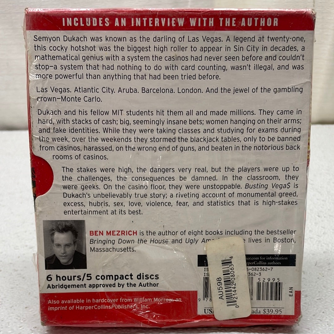 NEW! CD Audio Book: Busting Vegas