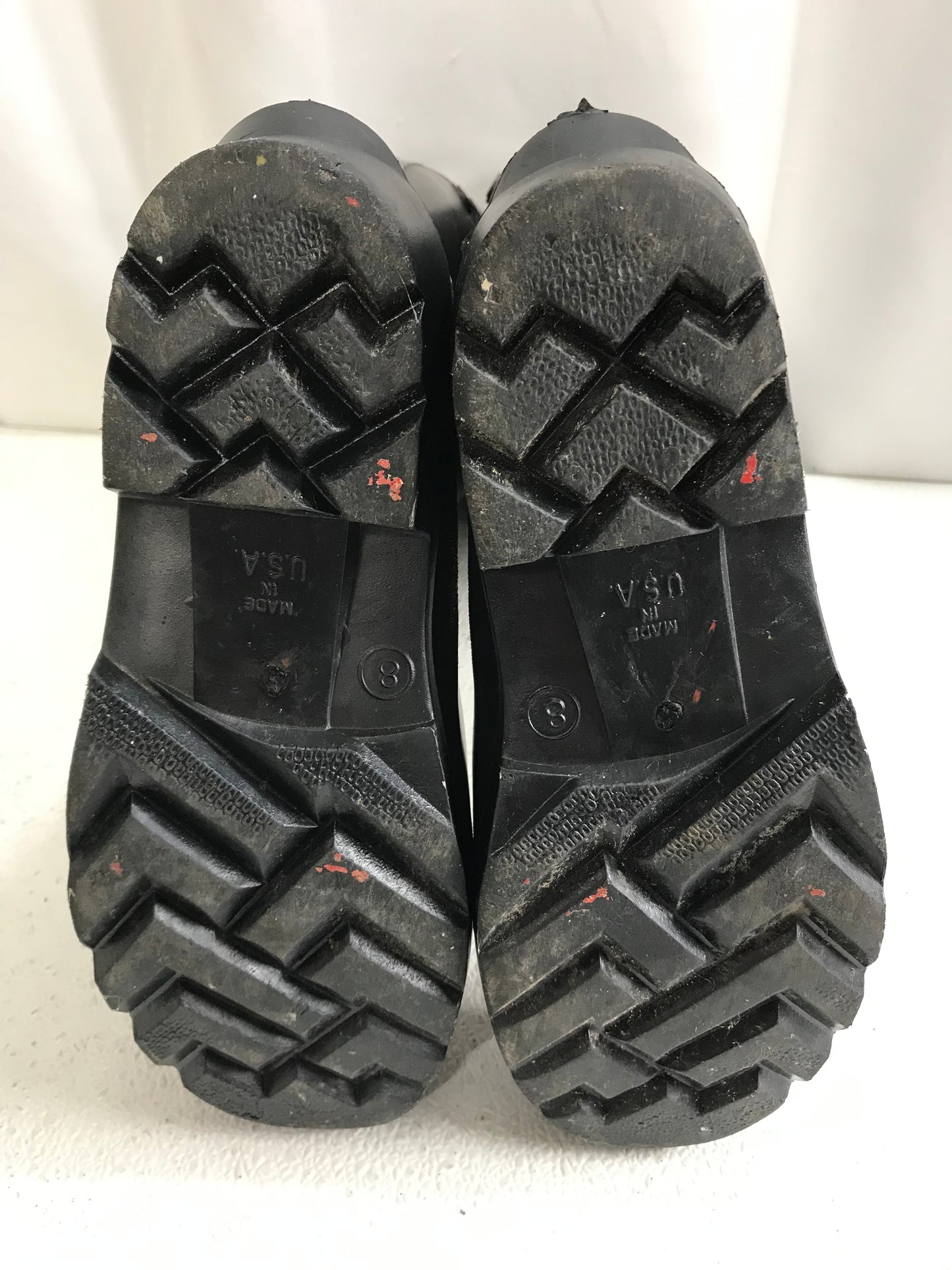 LaCrosse Black Rubber Boots Mens 8