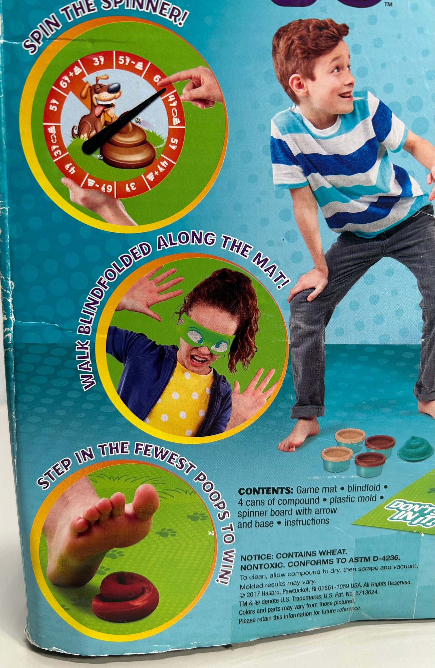 2017 Don't Step In It! Family Game COMPLETE DAMAGED BOX