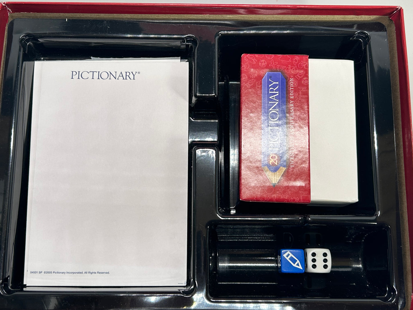 2005 Hasbro Pictionary MISSING TIMER