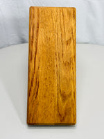 Wooden Knife Block 6 Slots Pecan Stain Lt Wear