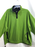 St Johns Bay 1/4 Zip Pullover Shirt Jacket Geen & Black Mens XL