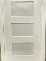 3 Part Picture Frame White 22"x 12"