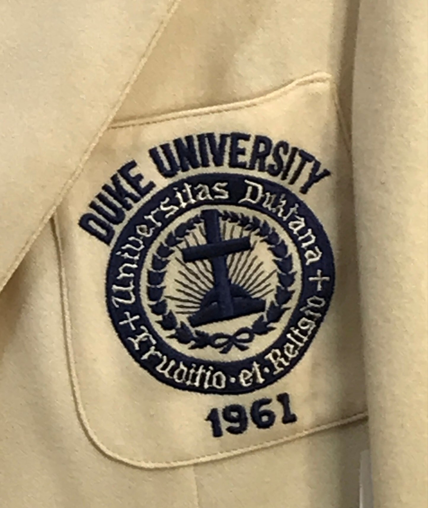 VINTAGE Robert Rollins Blazers 1961 Duke University Wool Blazer LOVED BY MOTHS Adult S