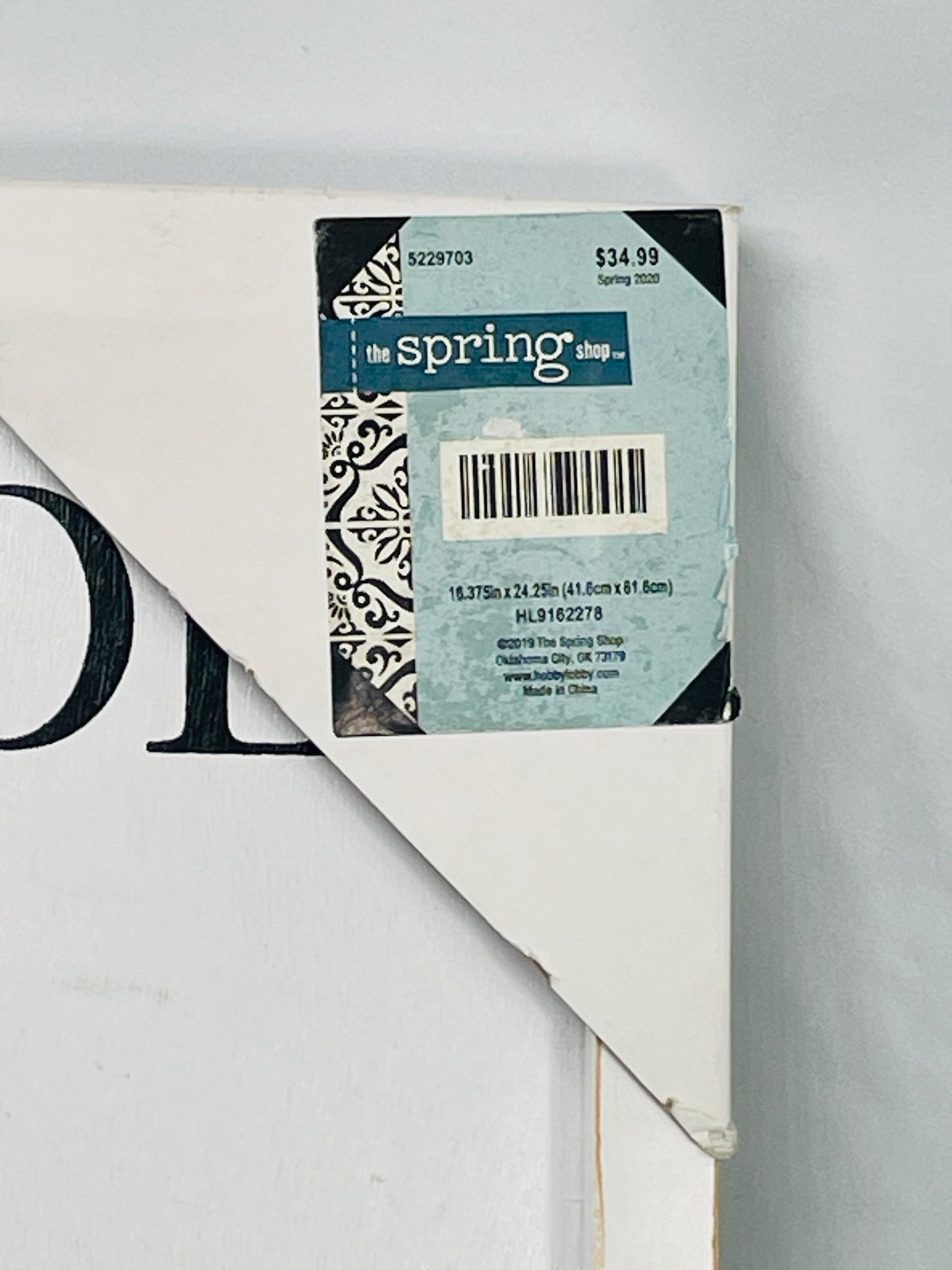 NEW! Wall Art Wooden COFFEE GUIDE Espresso Cappuccino White Wash Wood 16" x 24"