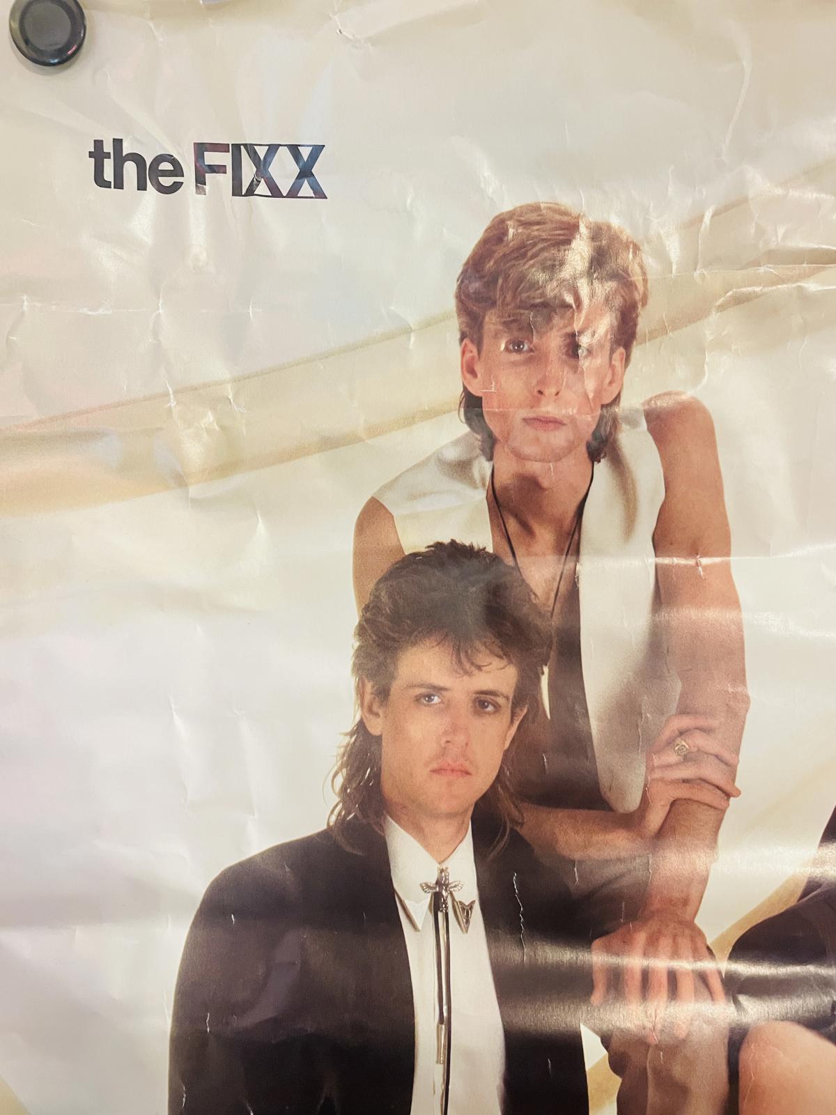 1983 The Fixx Band Poster HAS WEAR