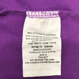 Maternity Clothing: Motherhood Tee Shirt V-Neck Purple Small
