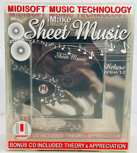 NEW 2004 Midisoft Music Technology iMake Sheet Music Deluxe 3.0