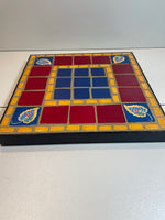 Pier 1 Red, Blue, & Yellow Mosaic Tile Trivet / Hot Pad 12" x 12"