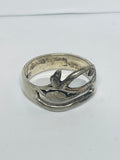 Sterling Silver Ring 925 Egyption Eye Pinky or Child SIZE 4