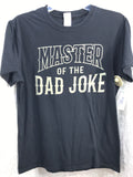Master of the Dad Joke Graphic Tee Black Mens M