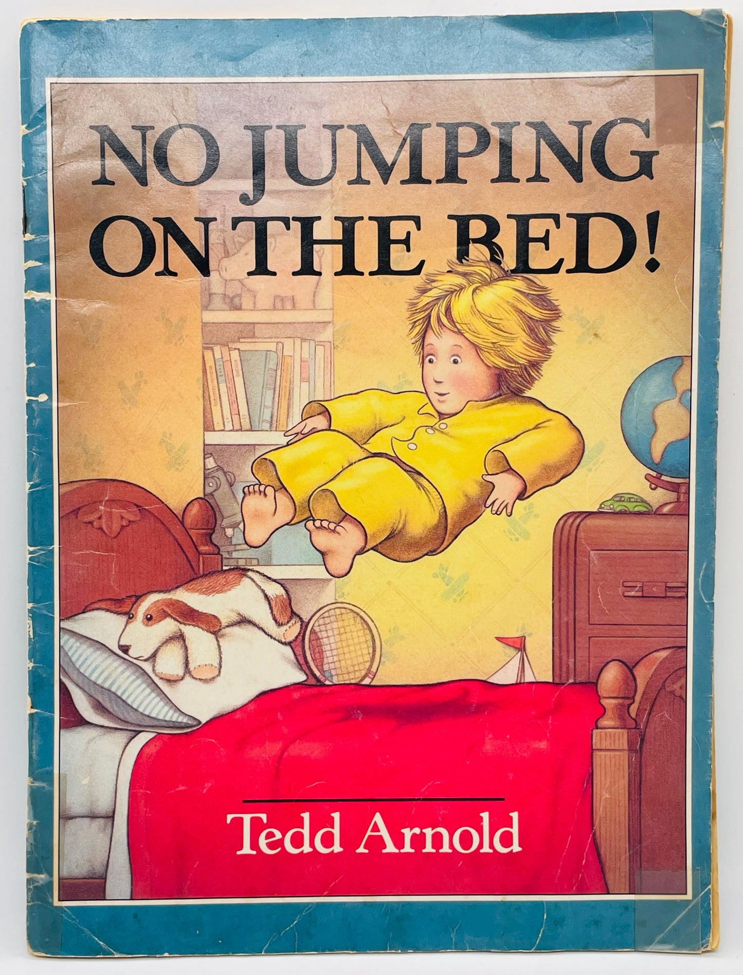 Vintage Book 1987 No Jumping on the Bed Large Soft Cover Book