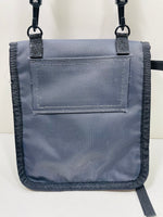 Eddie Bauer Crossbody Bag Canvas GRAY Mini Messenger Bag Travel Companion 7"