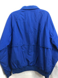 VINTAGE Eddie Bauer Bomber Style Jacket Royal Blue Plaid Liner Mens L